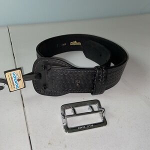 Boston Leather Belt 28 Inch Black Model 6501 – Men's Genuine Leather Dress Belt